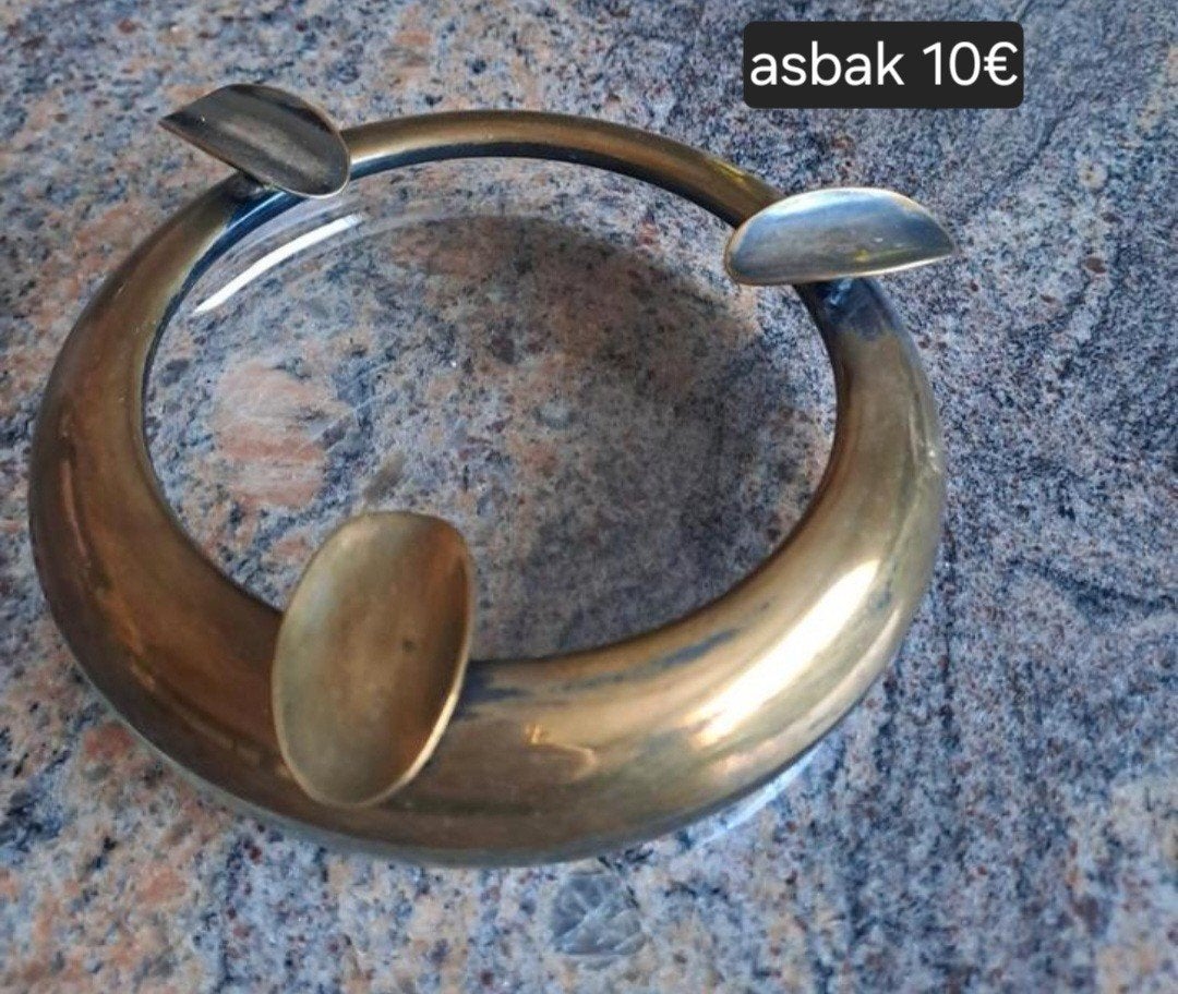 vintage asbak, Verzamelen, Ophalen of Verzenden, Gebruikt, Asbak