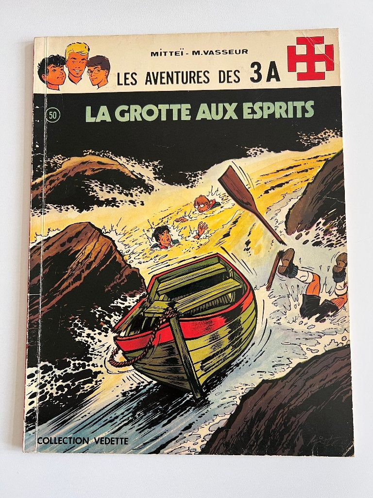 BD Les aventures des 3A La grotte aux esprits, Mitteï, Enlèvement ou Envoi, Une BD, Utilisé