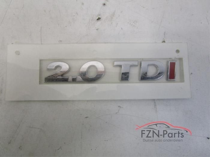 VW Golf 7 Chrome Embleem Sticker Logo Achterklep 2.0 TDI, Auto-onderdelen, Ophalen of Verzenden, Gebruikt