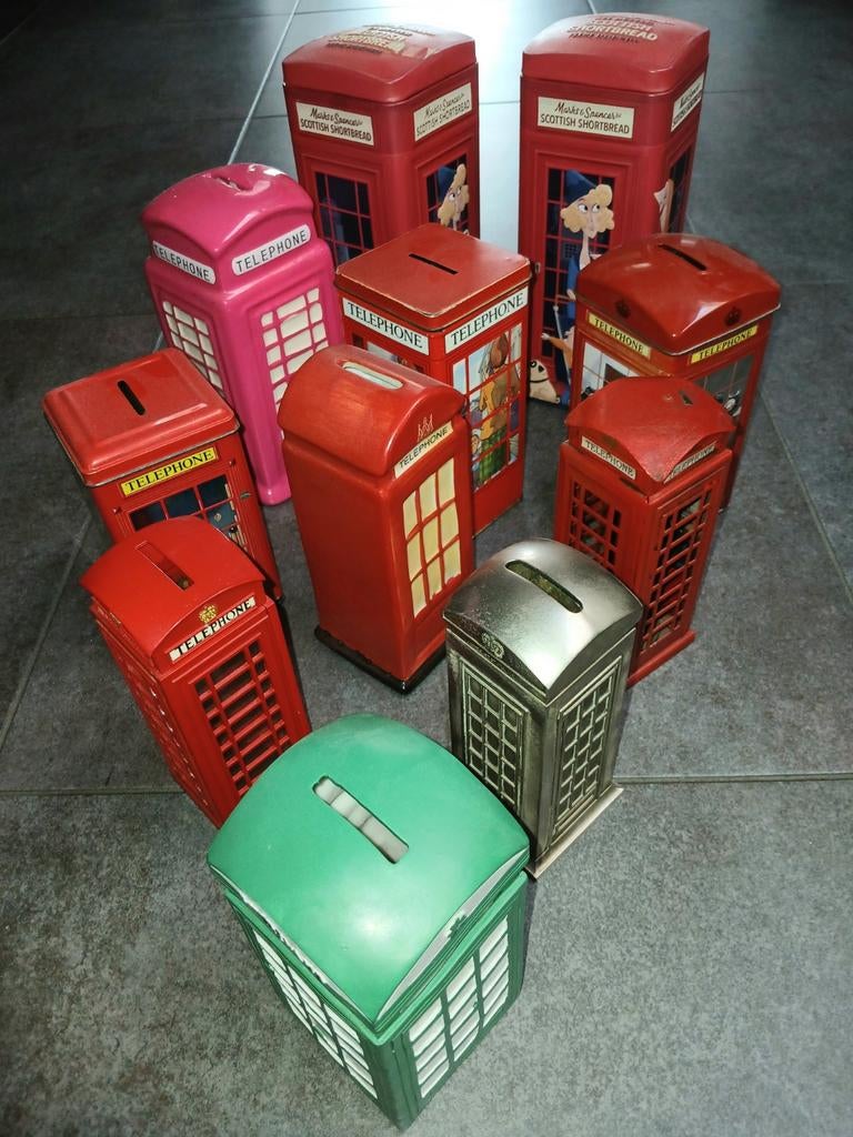 Tirelires pour cabines téléphoniques, Enlèvement ou Envoi
