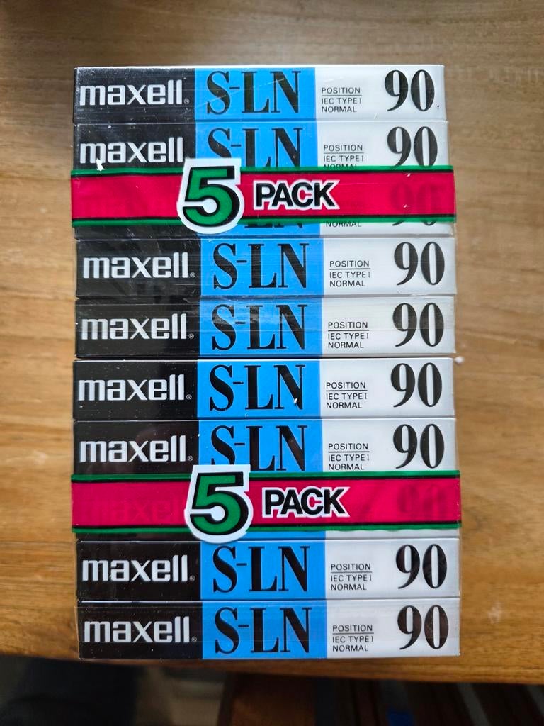 10 stuks Maxell S-LN 90 nieuw in verpakking, Ophalen of Verzenden