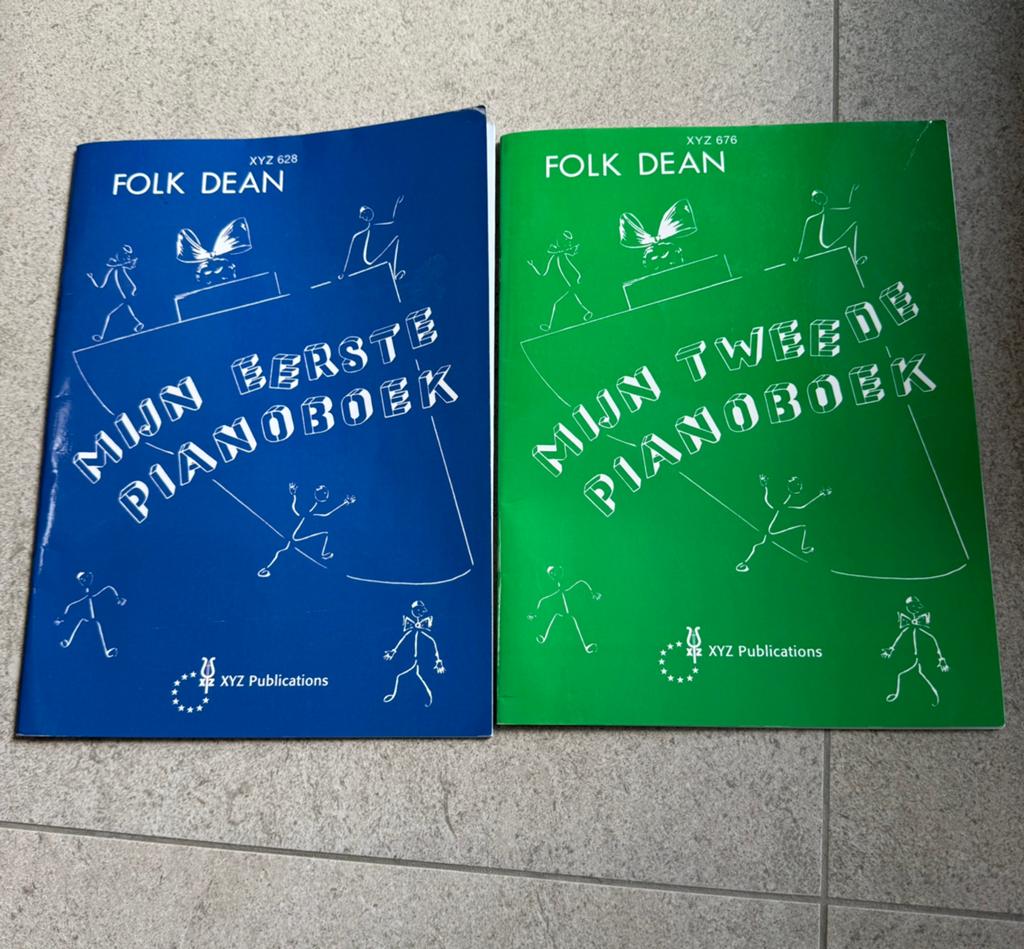 Mijn eerste en tweede pianoboek, Ophalen, Zo goed als nieuw, Les of Cursus, Piano