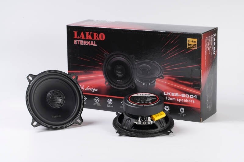 LKES-5001 - 13 CM - LAKRO - 50 watt RMS - Coaxiaal, Auto diversen