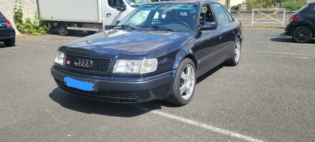 audi 100 S4 2.2, Auto's, Audi, 4 deurs, Stof, 1610 kg, Blauw