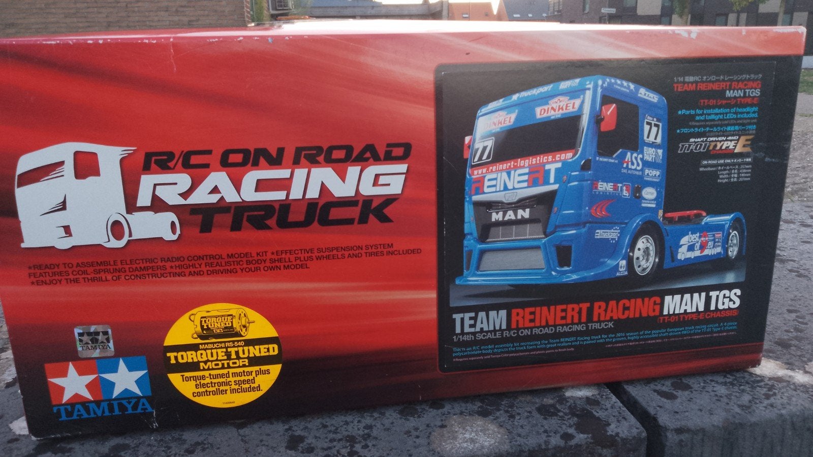 Tamiya MAN RC Racetruck, Elektro, Nieuw, Ophalen of Verzenden, Schaal 1:10