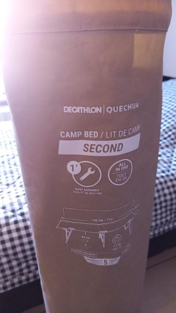 campingbed, Enlèvement