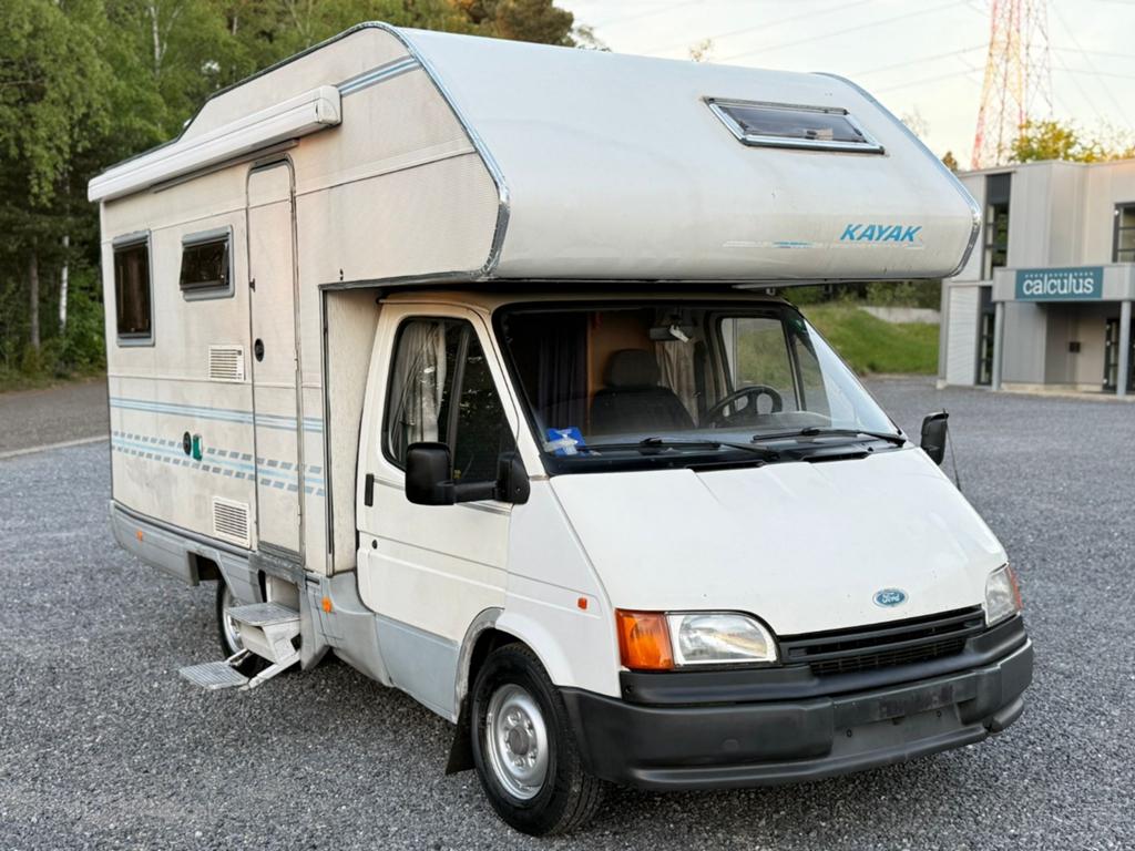 Mobilhome Ford Transit 2.4 Diesel 93.000Km Gekeurd vv, Caravanes & Camping, Camping-cars, Particulier, Ford, Ford, Diesel, Douche