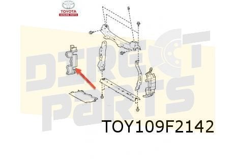 Toyota Aygo X (3/22-) luchtgeleider radiateur Rechts vertica, -, Verzenden, -, Nieuw