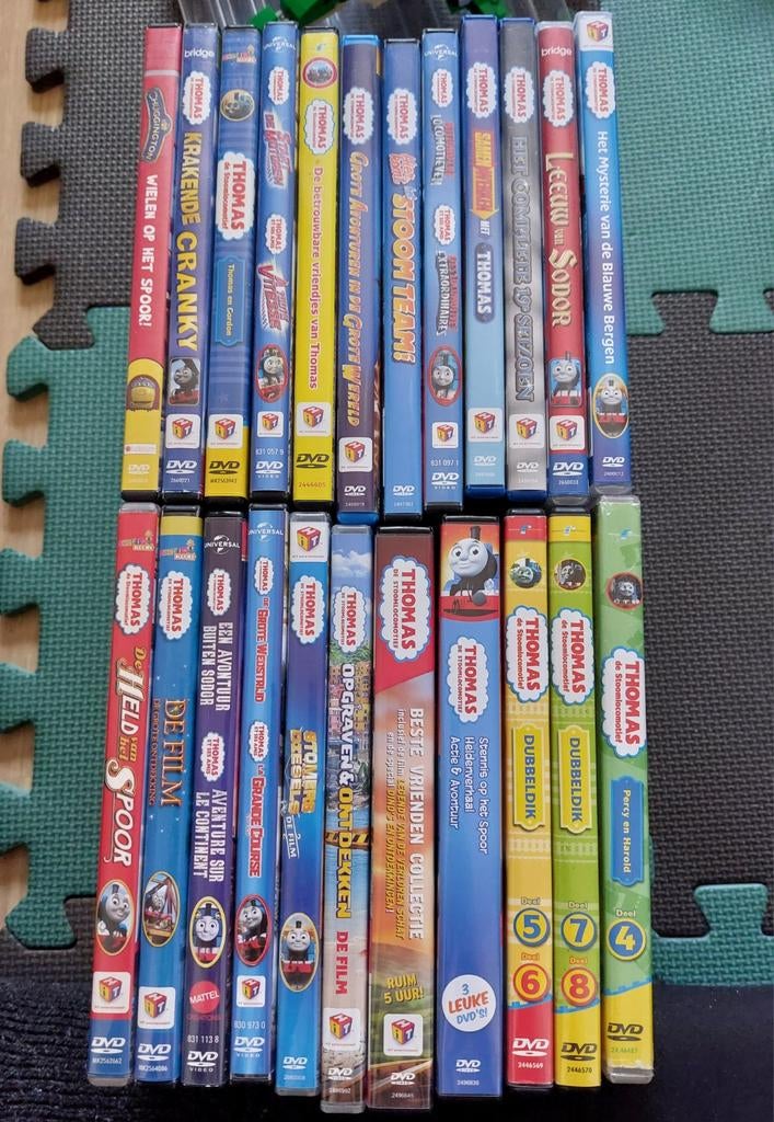Dvd's Thomas de trein, Chuggington en Bob de bouwer, Ophalen of Verzenden, Zo goed als nieuw