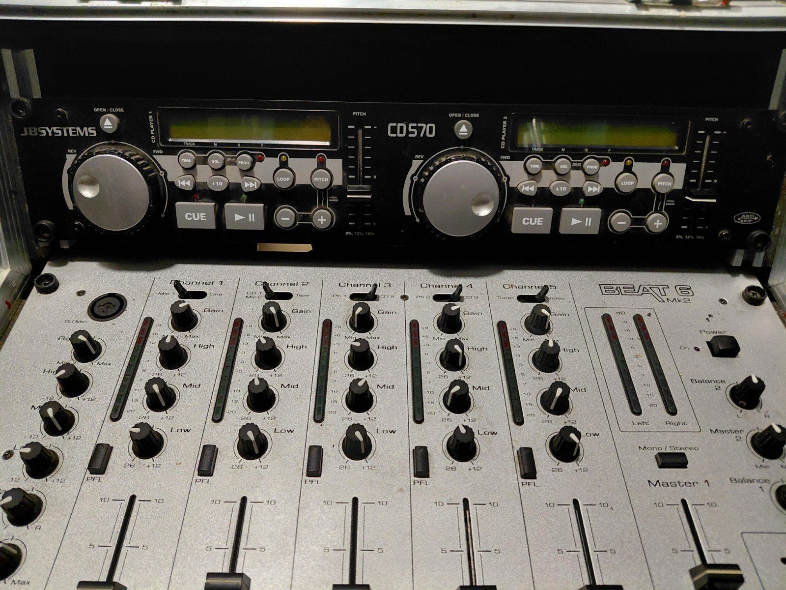 Dj set, Ophalen