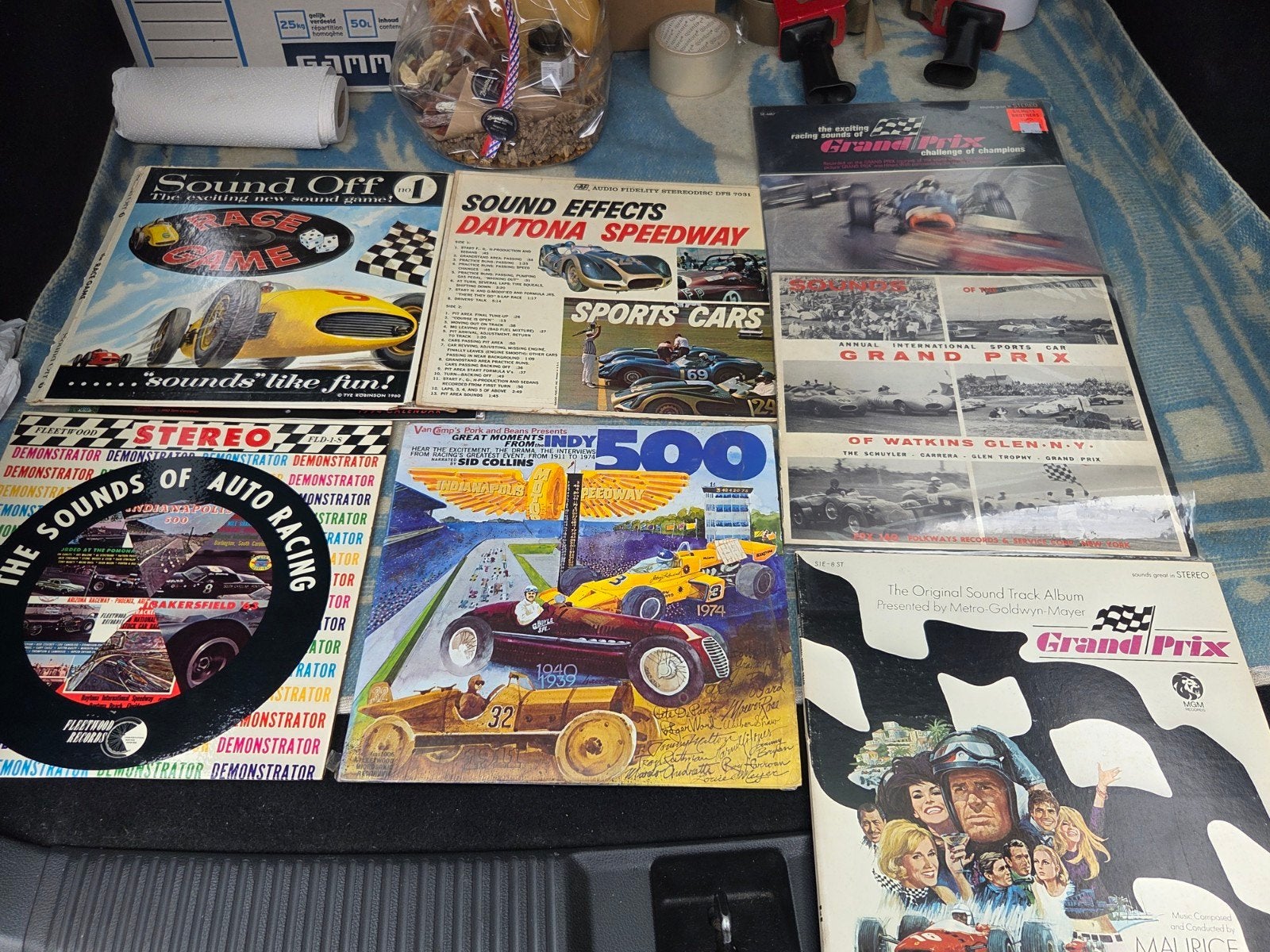 SOUNDS OF RACING COLLECTIE PERFECTE STAAT LP'S +ANDERE ITEMS, Ophalen of Verzenden, Gebruikt