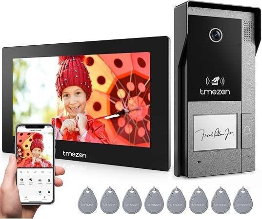 Tmezon Videofoon met kabel, M790, wifi-video-intercom, Ophalen of Verzenden, Compatibel met smartphone, Nieuw, Bedraad