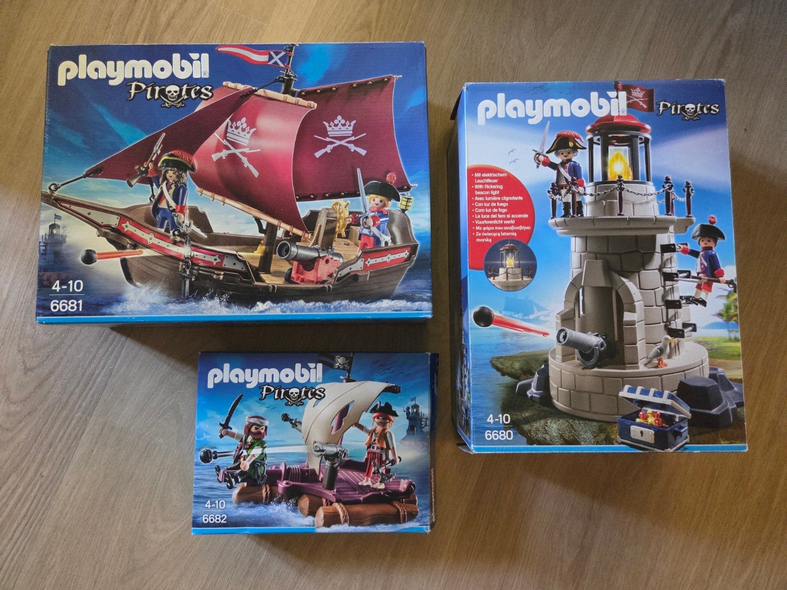 Drie dozen Playmobil Pirates, Kinderen en Baby's, Ophalen, Zo goed als nieuw, Pirates, Complete set