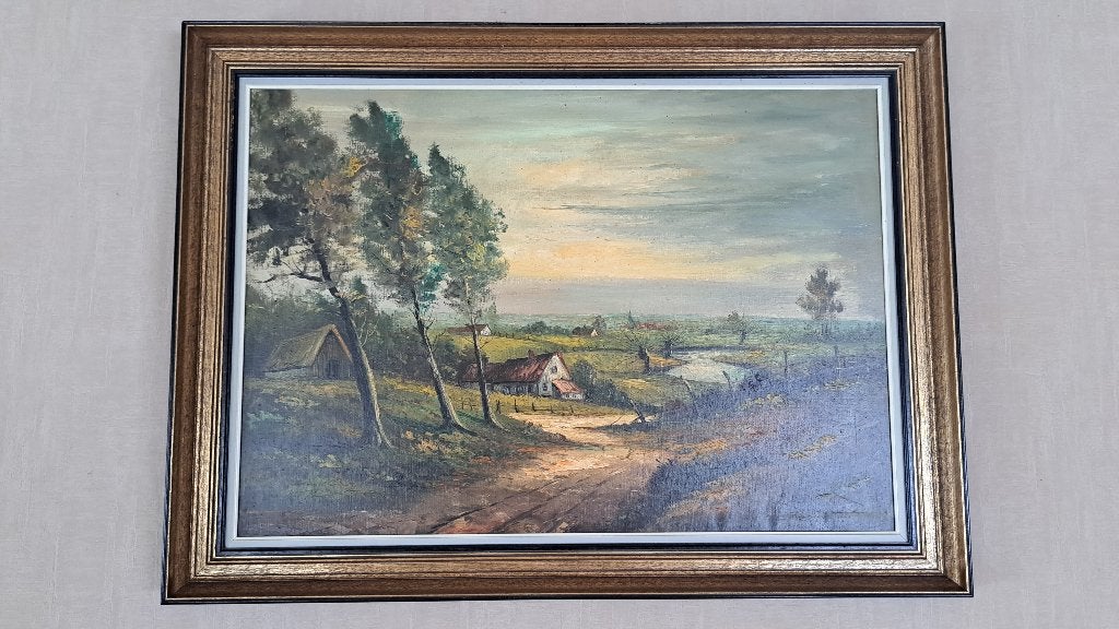 Schilderij delue, Ophalen, Realistisch, Landschap