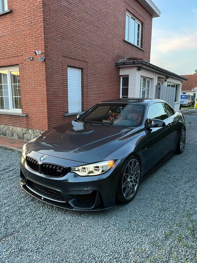 Bmw m4 cabrio mineralgrau, Auto's, BMW, Automaat, Euro 6, Cabriolet, Alcantara