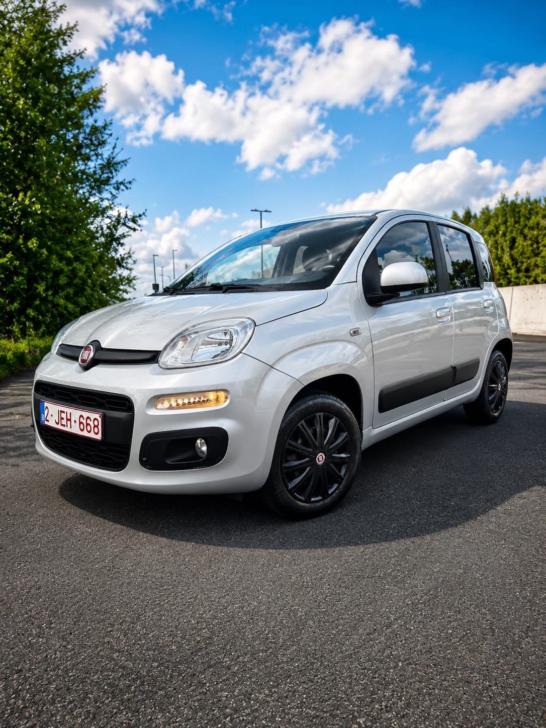 Fiat Panda - bouwjaar 2013 - 113.000km - Benzine - Airco, Autos, Fiat, Argent ou Gris, Achat, Panda, 5 portes