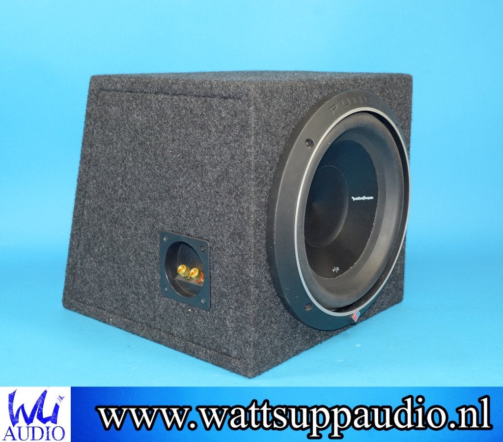 Rockford Fosgate Punch P2 10 inch subwoofer incl behuizing, Ophalen of Verzenden, Zo goed als nieuw