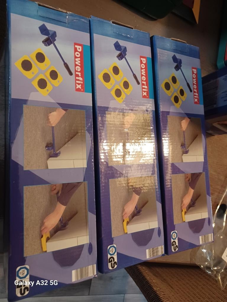Powerfix wieltjes voor onder een kast te plaatsen, Enlèvement