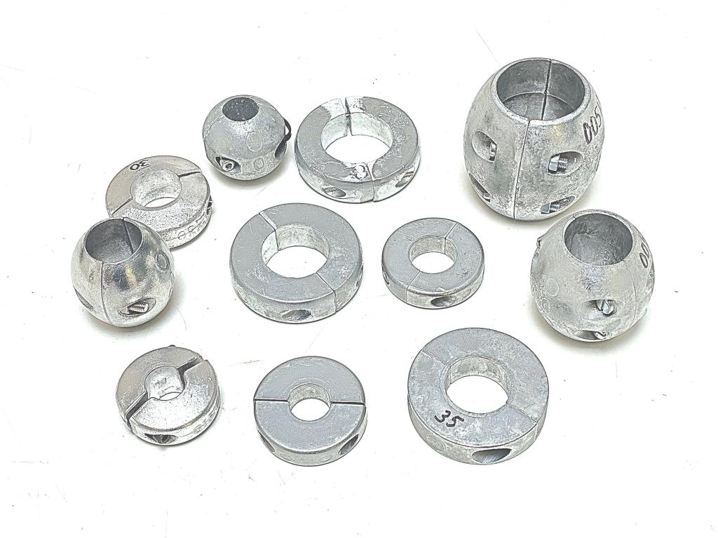 Schroefas KRAAGANODE (anode) diverse maten, Enlèvement ou Envoi, Niet ingevuld, Moteur et Technique, Niet ingevuld
