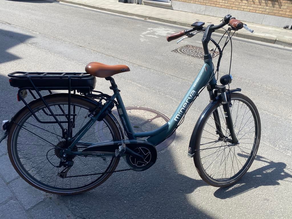 Elektrische fiets minerva estrel comfort, Enlèvement, Comme neuf, 30 à 50 km par batterie, Autres marques