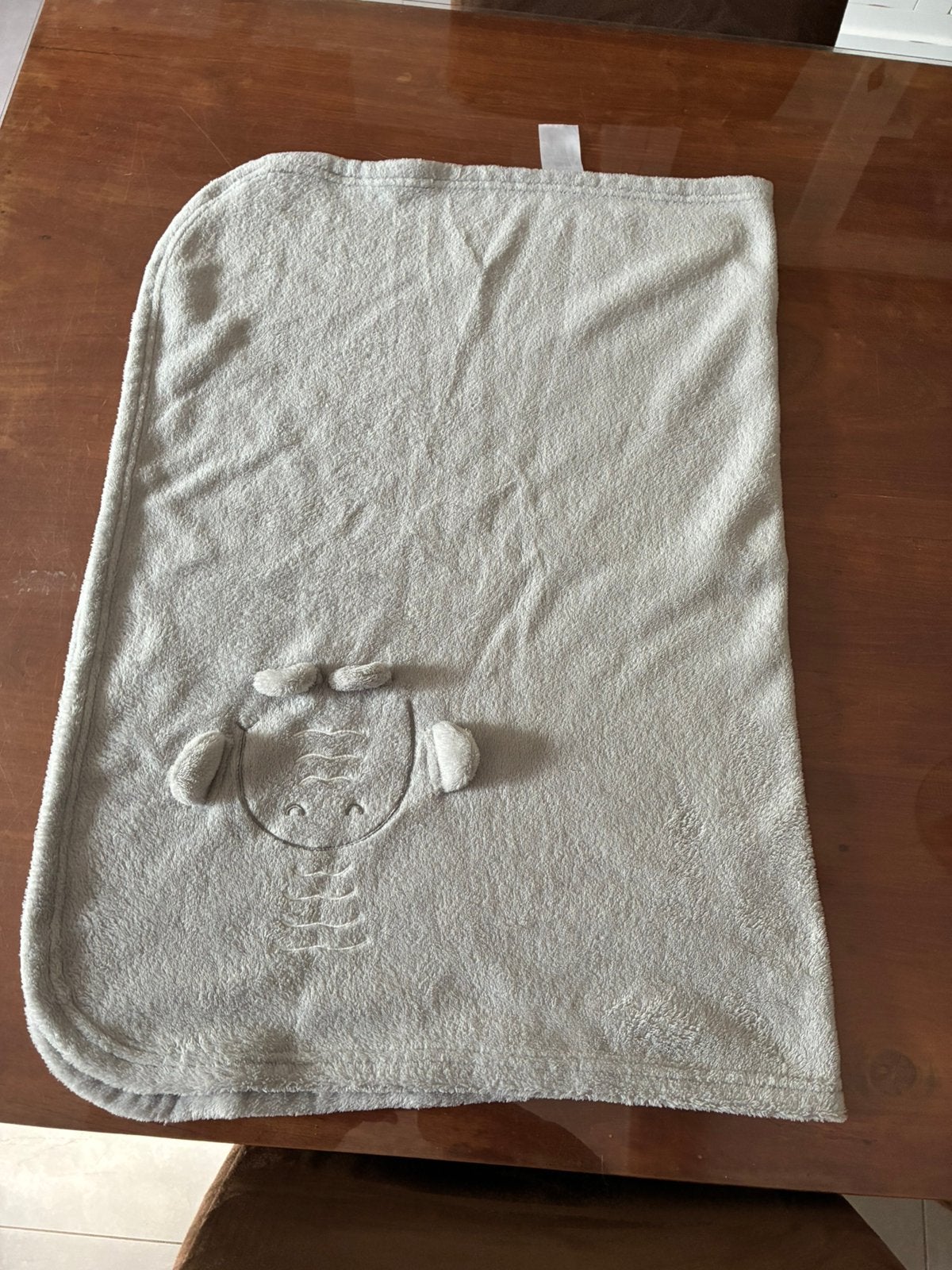 Grijs fleece deken, Ophalen, Nieuw, Deken