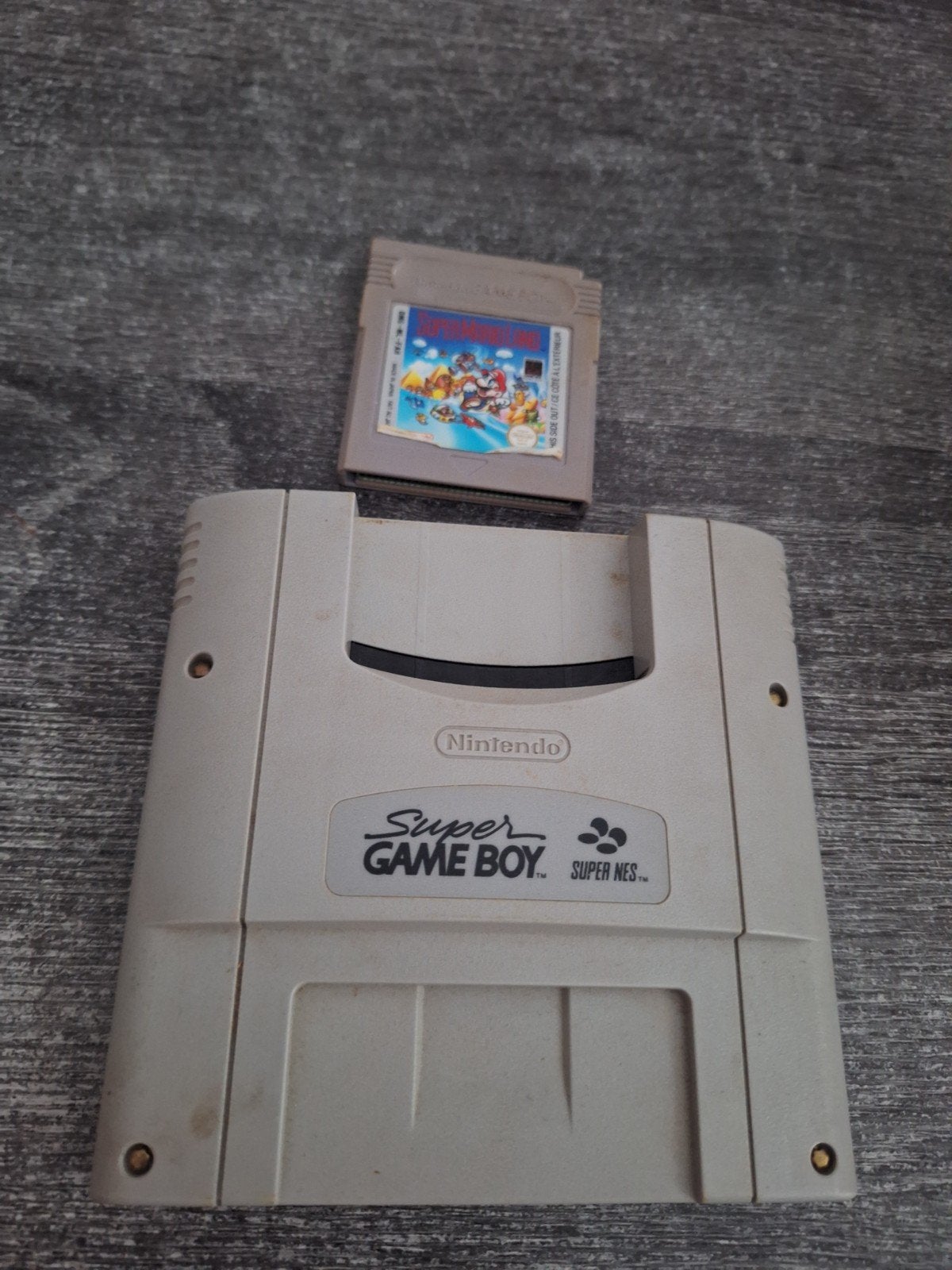 Super gameboy snes met marioland, Ophalen