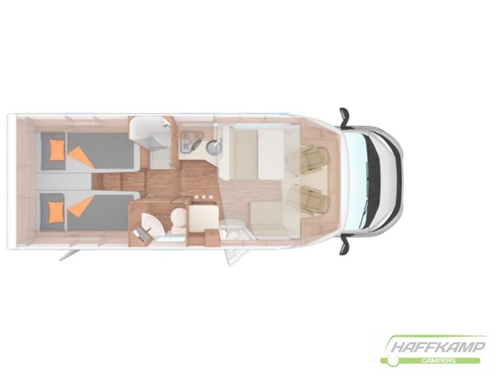 Weinsberg CaraSuite 700 ME 180pk|autom|NAVi|smart TV, Overige merken, Bedrijf, Half-integraal