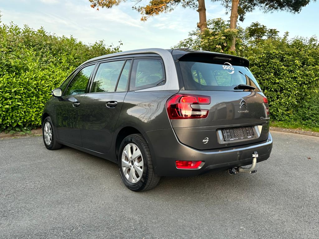 Citroën C4 Spacetourer Automaat 1.5 Diesel 20120 €6d Airc, Auto's, Citroën, Monovolume, 4 cilinders, 7 zetels, Leder