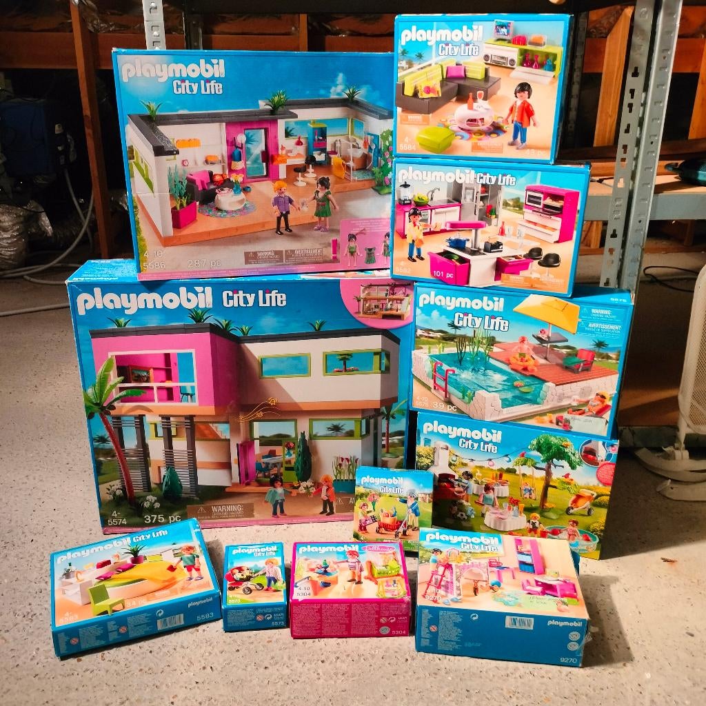 Playmobil city life set, Ophalen of Verzenden, Gebruikt, Complete set