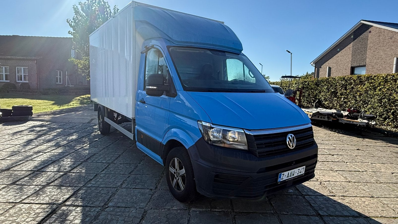 crafter 2.0 tdi 2021, Auto's, Voorwielaandrijving, 4 deurs, Blauw, Bedrijf