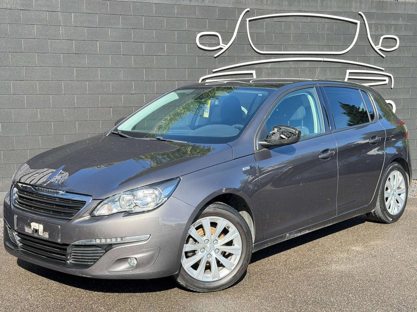 Peugeot 308 1.2+AIRCO+NAVI+CAMERA+CARNET+EURO 6B, Argent ou Gris, Achat, Euro 6, Entreprise