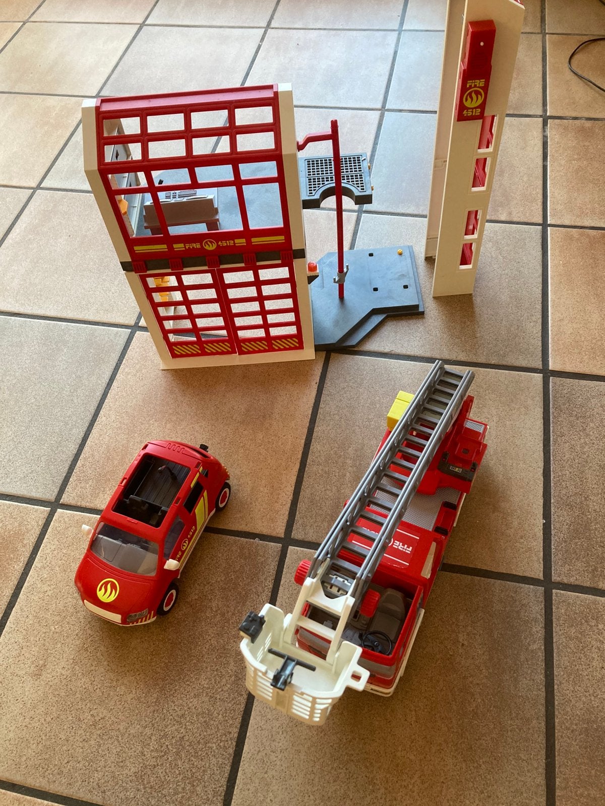 Playmobil; Brandweerkazerne, Ophalen, Gebruikt, Complete set, Gebouw