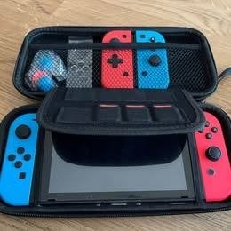 Nintendo Switch Black V2, Enlèvement, Comme neuf, Avec jeux
