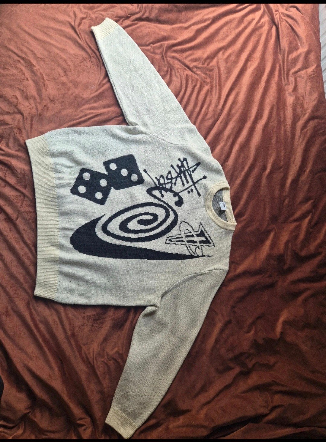 Nike x Stussy colab knitted sweater, Kleding | Heren, Truien en Vesten, Beige, Nike, Ophalen of Verzenden, Maat 56/58 (XL)