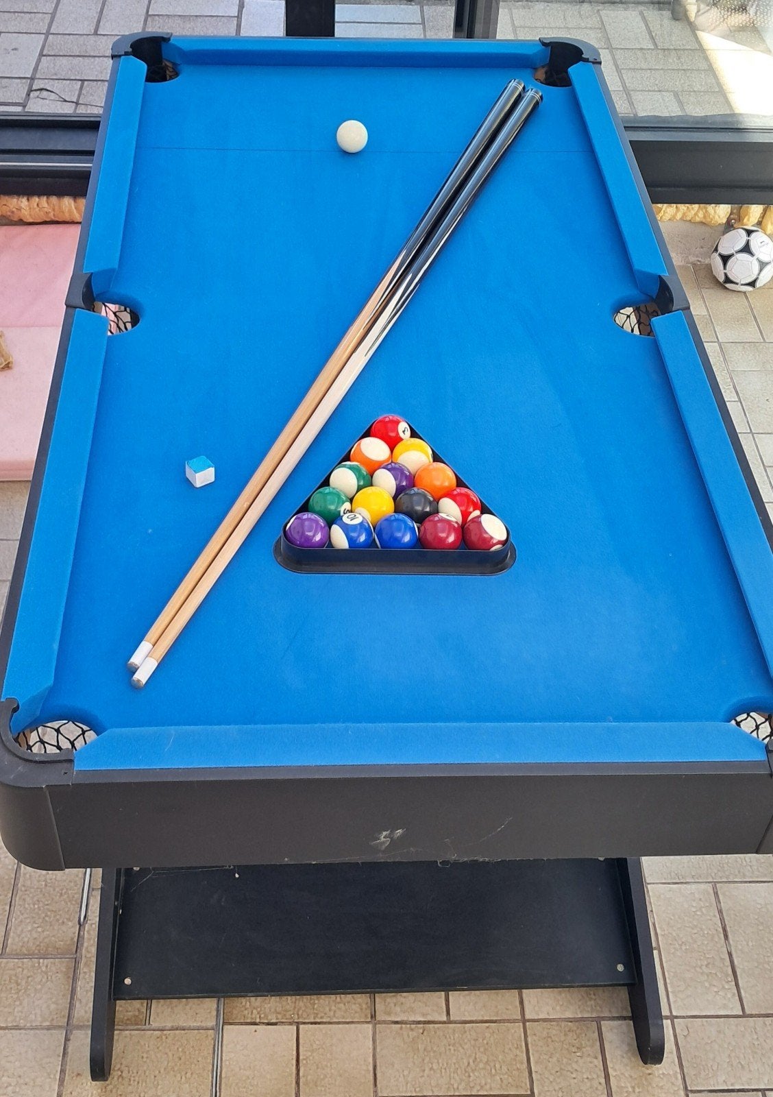 Pooltafel opplooibaar, Sport en Fitness, Ophalen, Pooltafel