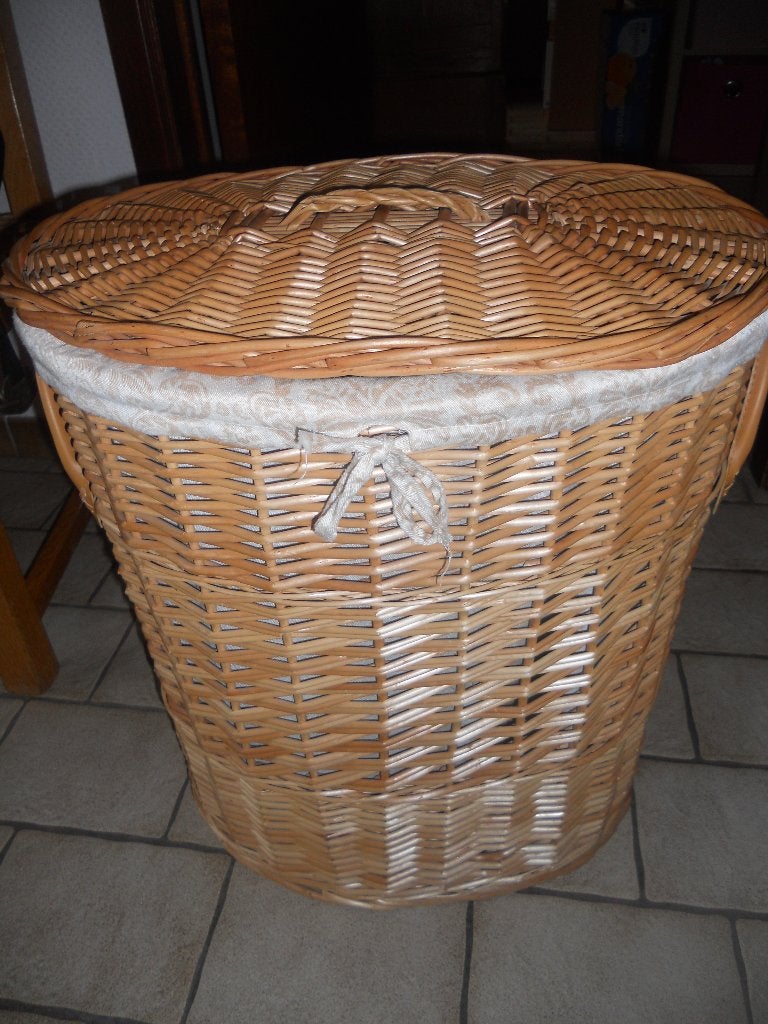 panier a linge en osier, Osier, Enlèvement, Autres formes, Panier