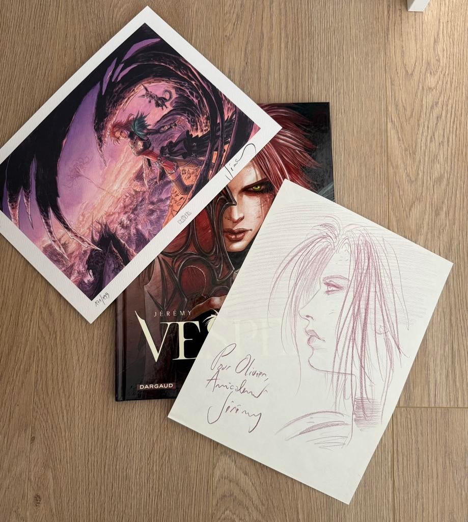 Vesper T1 - EO - Neuf - dedicace et ex libris, Enlèvement