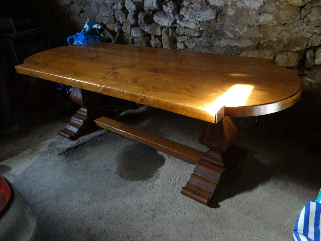 table salle à manger chene massif, Maison & Meubles, Enlèvement, Comme neuf