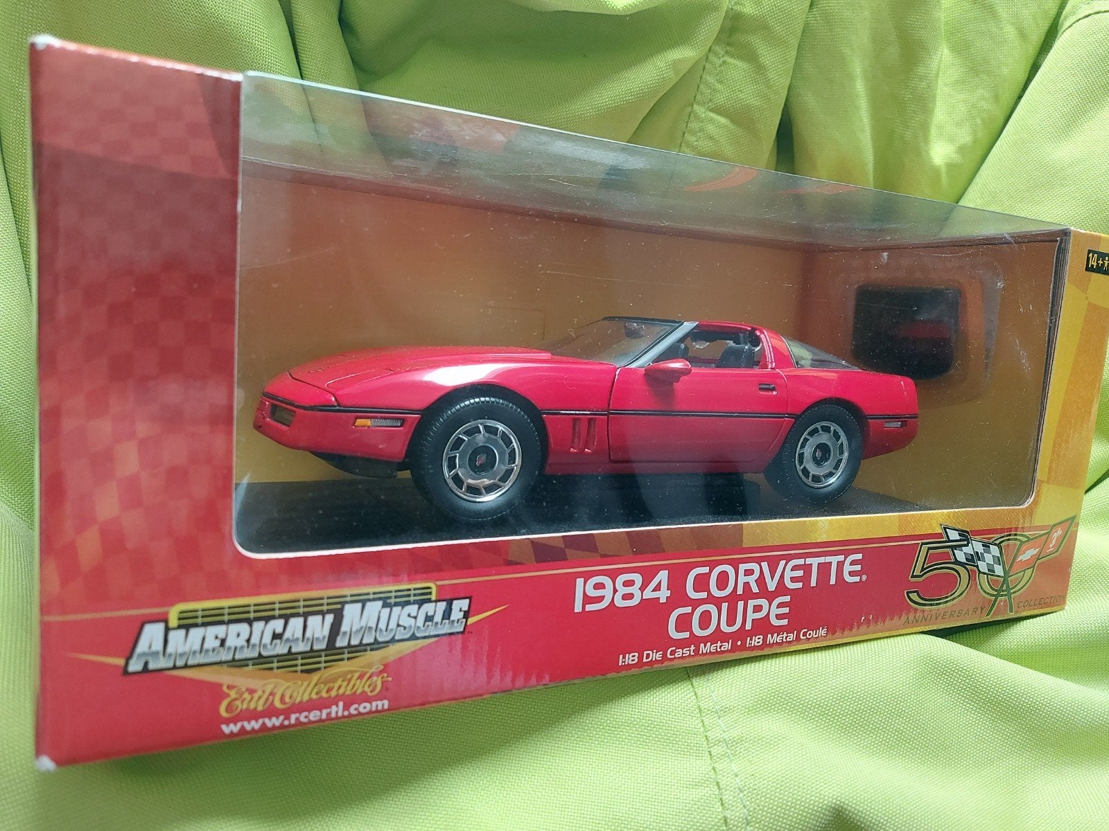 1984 Corvette ERTL, Hobby en Vrije tijd, Ophalen of Verzenden, Gebruikt, Auto, ERTL
