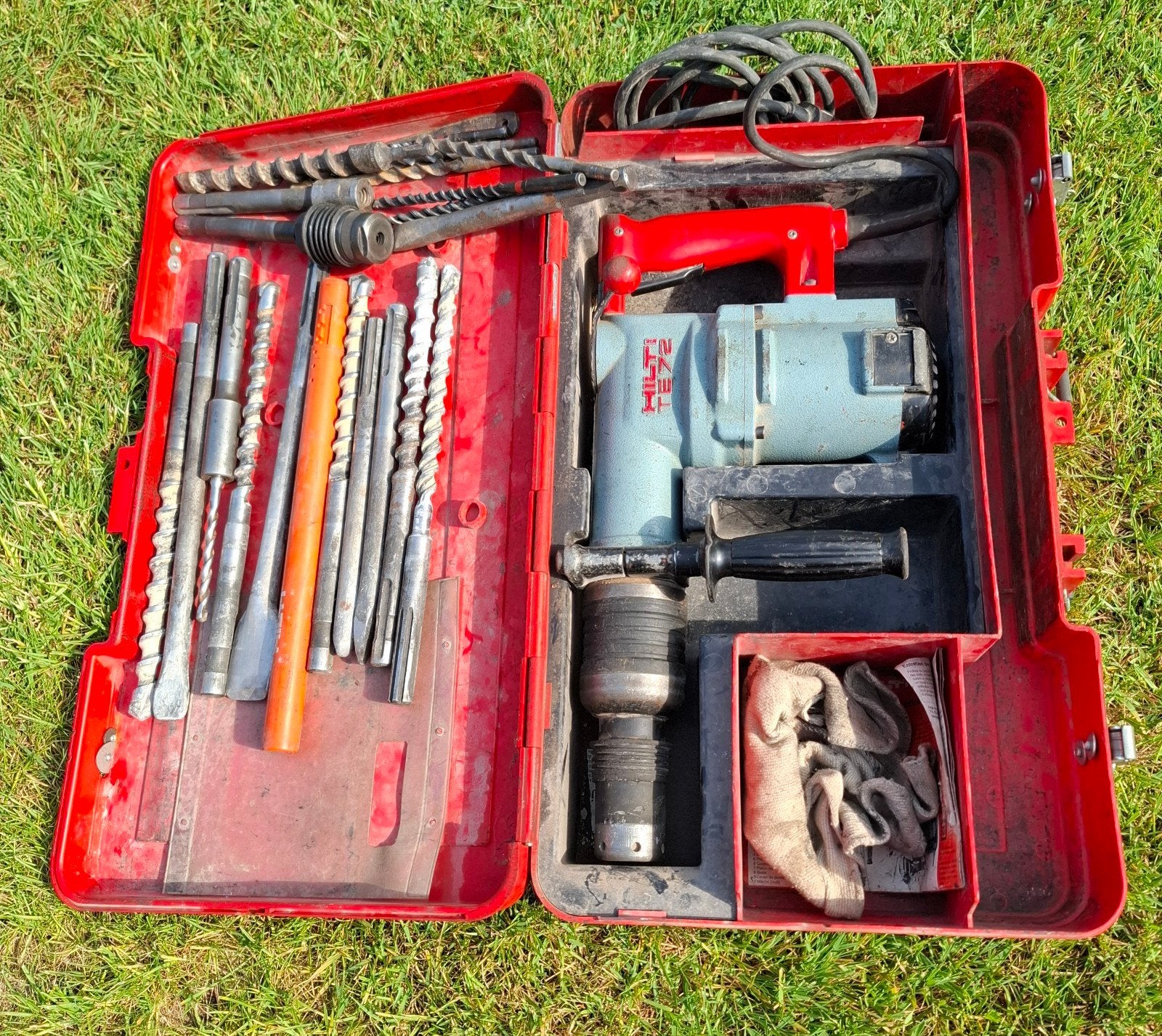 Hilti Te 72, Enlèvement