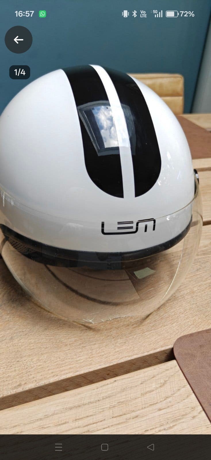 Helm LEM maat M, Ophalen