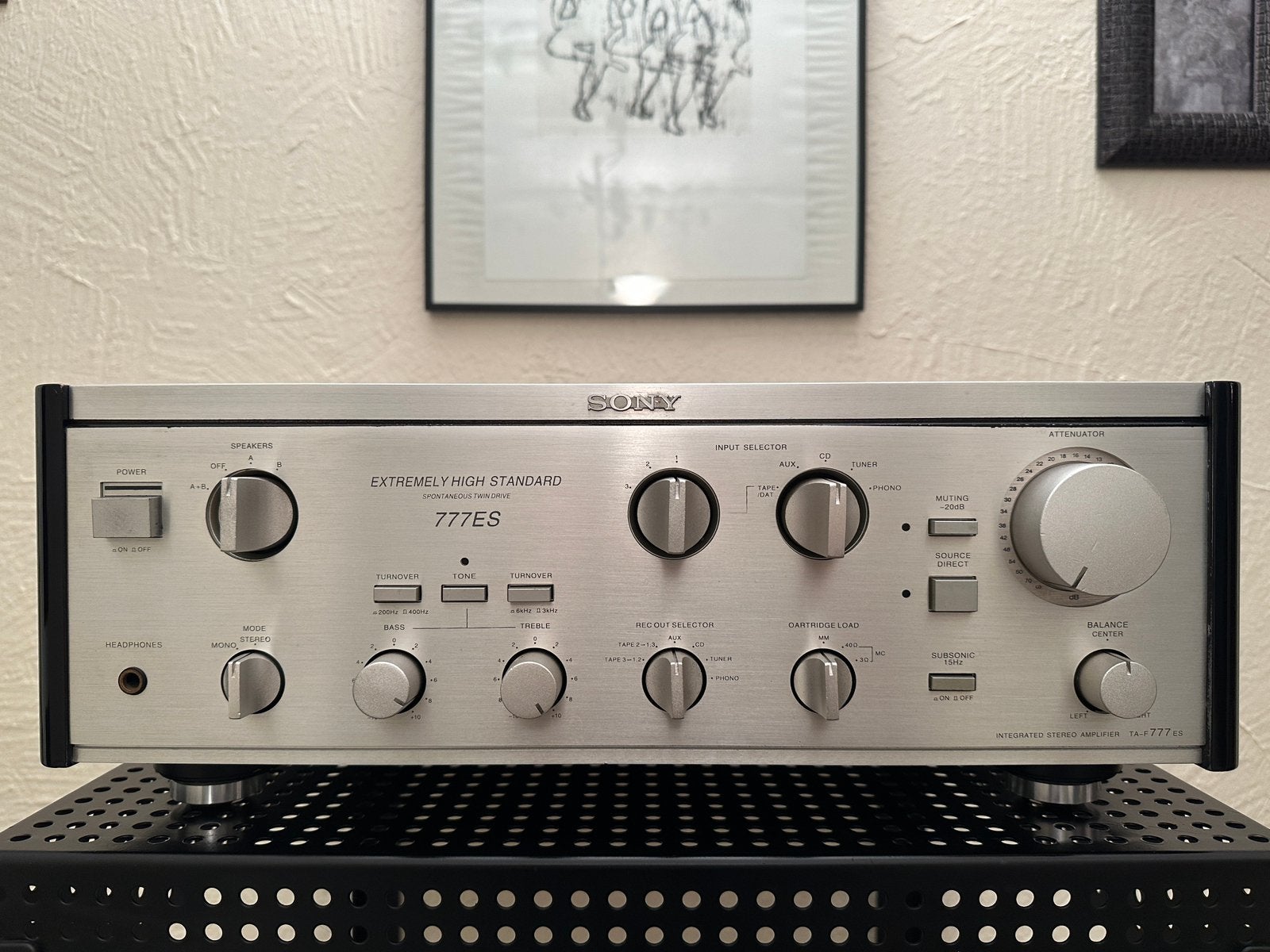 Sony TA-F 777 ES, Audio, Tv en Foto, Ophalen of Verzenden, Zo goed als nieuw, 60 tot 120 watt, Sony