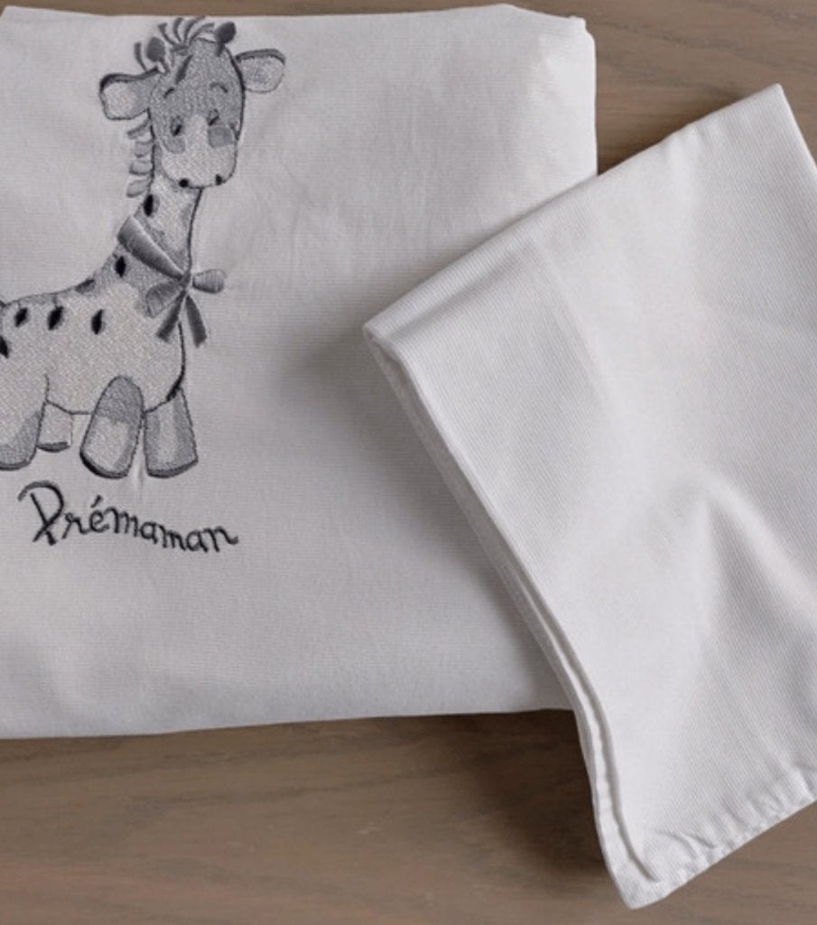 Donsovertrek voor babybed met kussensloop, Blanc, Comme neuf, Enlèvement, Autres marques