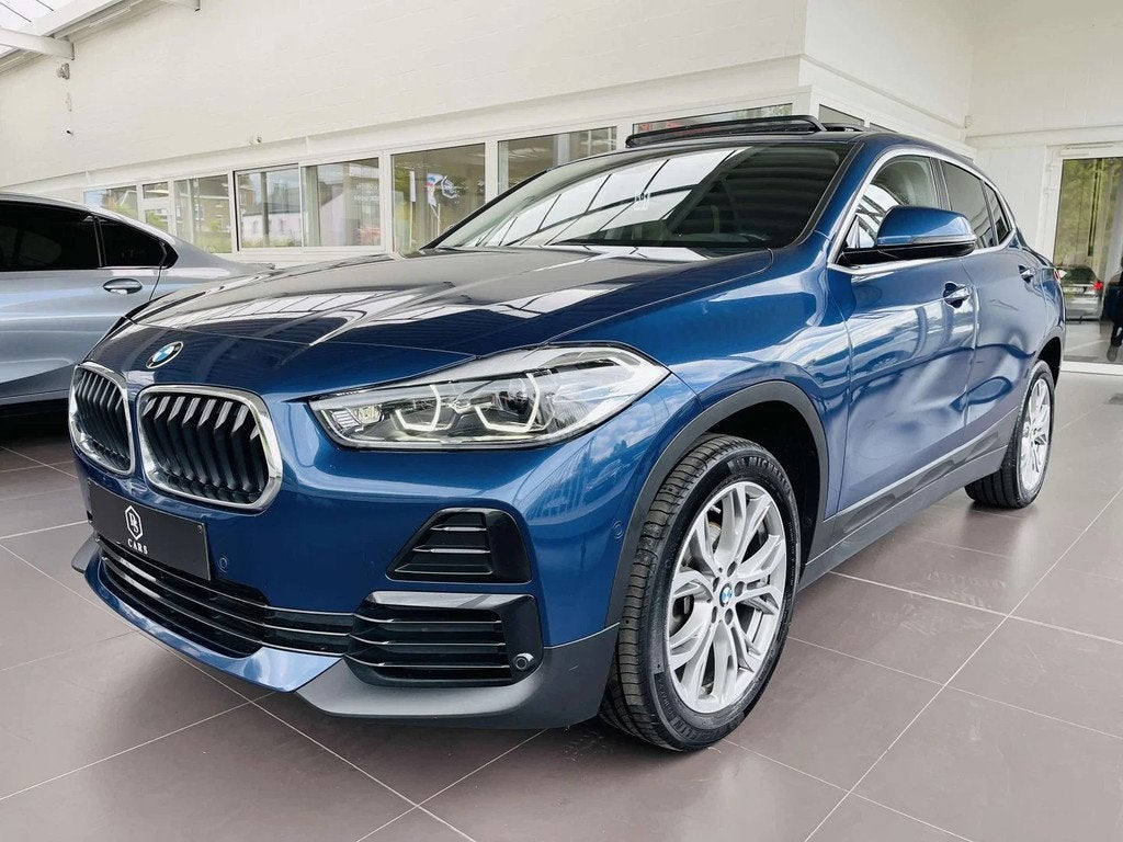 BMW X2 1.5 d * GARANTIE + TOIT PANO + LED + GPS * (bj 2021), Gebruikt, Euro 6, Bedrijf, 3 cilinders