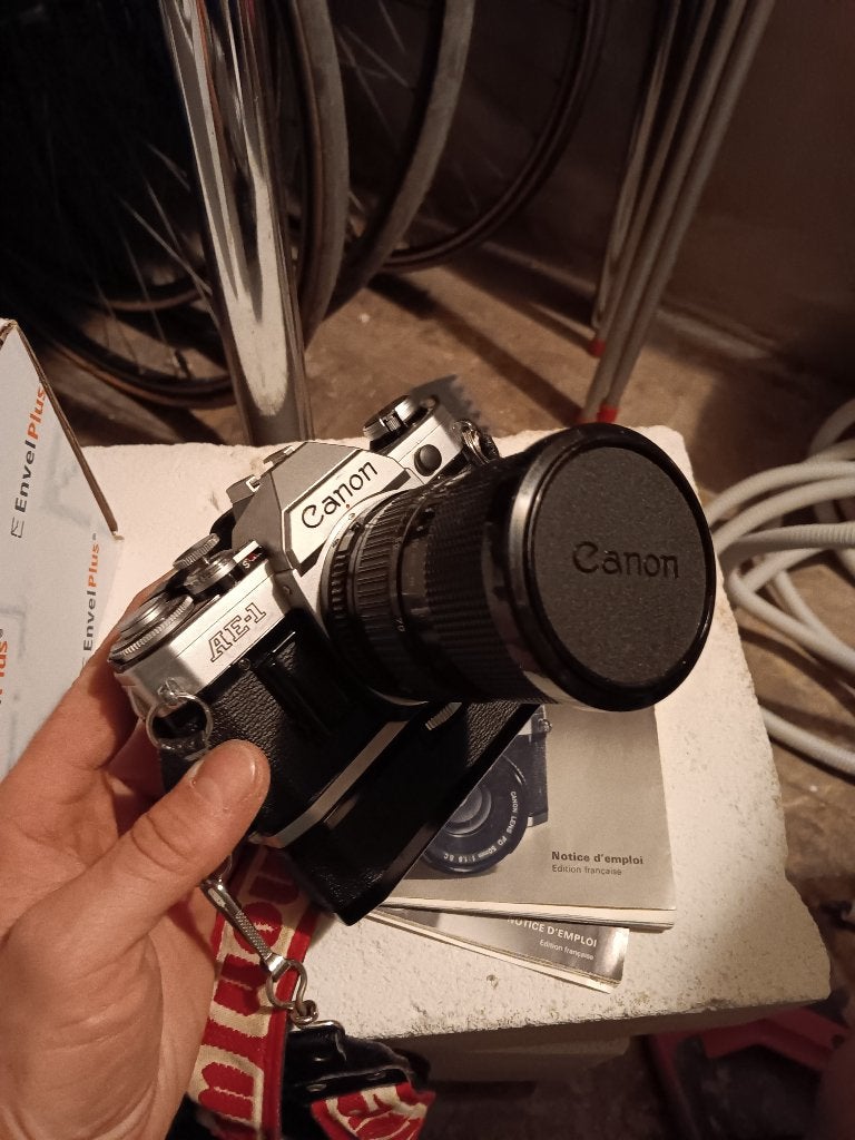 Canon AE1-camera, Audio, Tv en Foto, Ophalen, Gebruikt, Canon