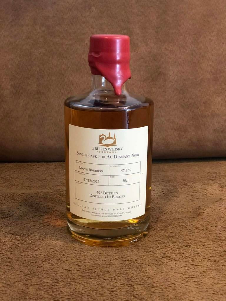 Bruges Whisky Company Single Cask Maple Bourbon 57,5%, Verzamelen, Ophalen of Verzenden, Nieuw