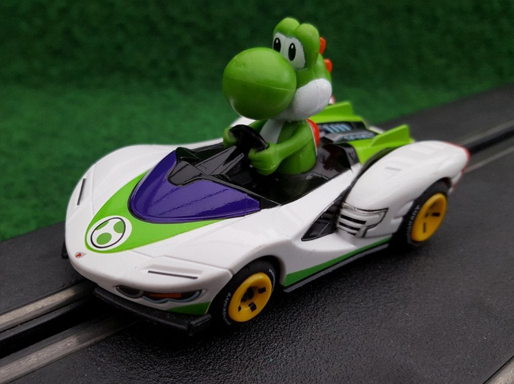 Carrera Go: Nintendo Mario Kart P-Wing Yoshi, Électrique, Enlèvement ou Envoi, Carrera, Circuit