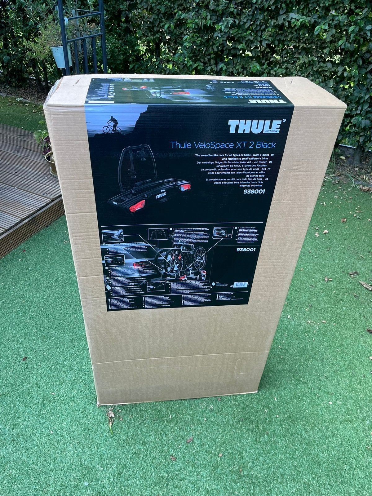 Thule 938 fietsendrager voor 2 ebikes tot 60kg, nog nieuw, Neuf, Support d'attelage, 2 vélos, Enlèvement