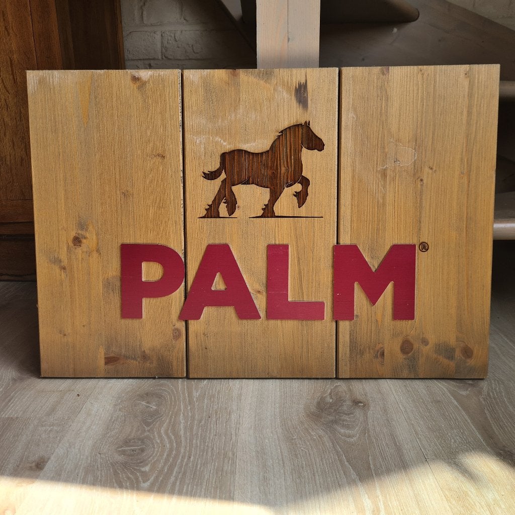 Palm reclamebord, Ophalen of Verzenden, Reclamebord