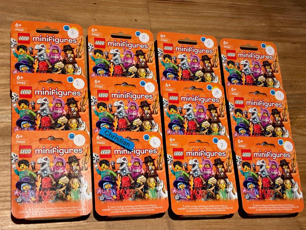 Lego minifiguren serie 29 compleet, 12 minfigs, set 71052, Lego, Nieuw, Ophalen of Verzenden, Minifiguren serie